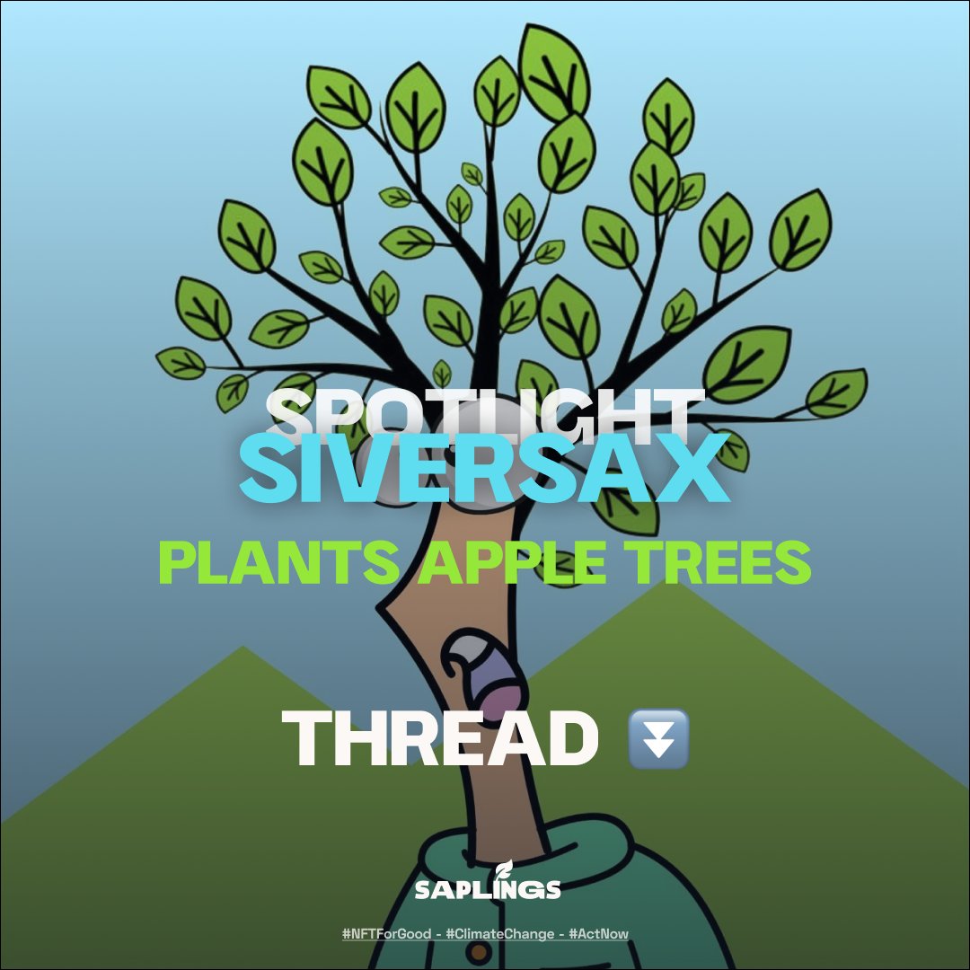 saplingsNFT's tweet photo. Back with our weekly spotlight on #NFTForGood project! 😍

Spotlight on:
@SiversaX 🌳
A #ReFi project promoting social goods for the planet. 🌍

We talk about it more in our 🧵

#NFTCommunity #ImpactNFT
#SaveThePlanet #NFTs #ReFi https://t.co/Dqp9eIDYA7