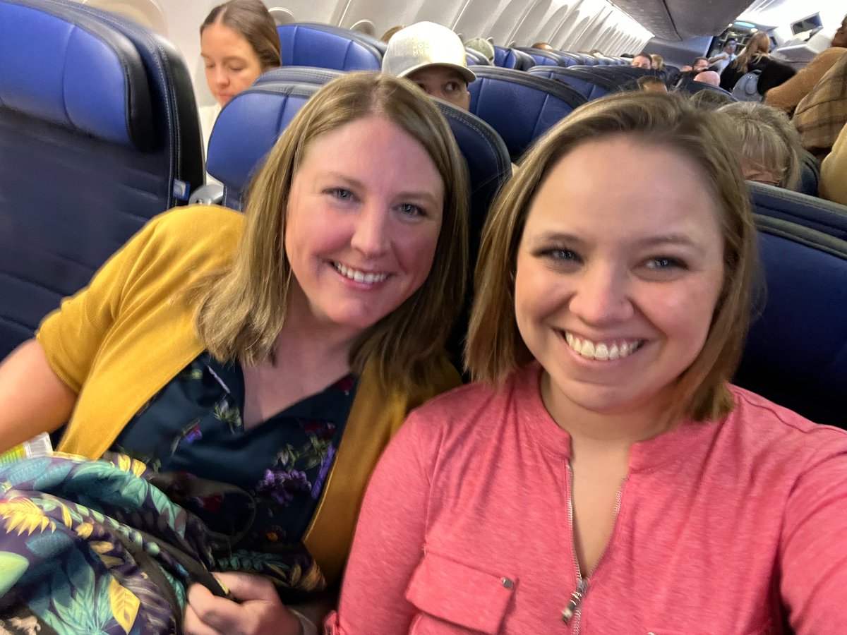 ICTE_Board's tweet photo. Bright and early! Your ICTE President and President-elect headed to NCTE. Ready to connect and collaborate to bring you back all the learning. 

#NCTE22 https://t.co/FM9ih1WZ2P