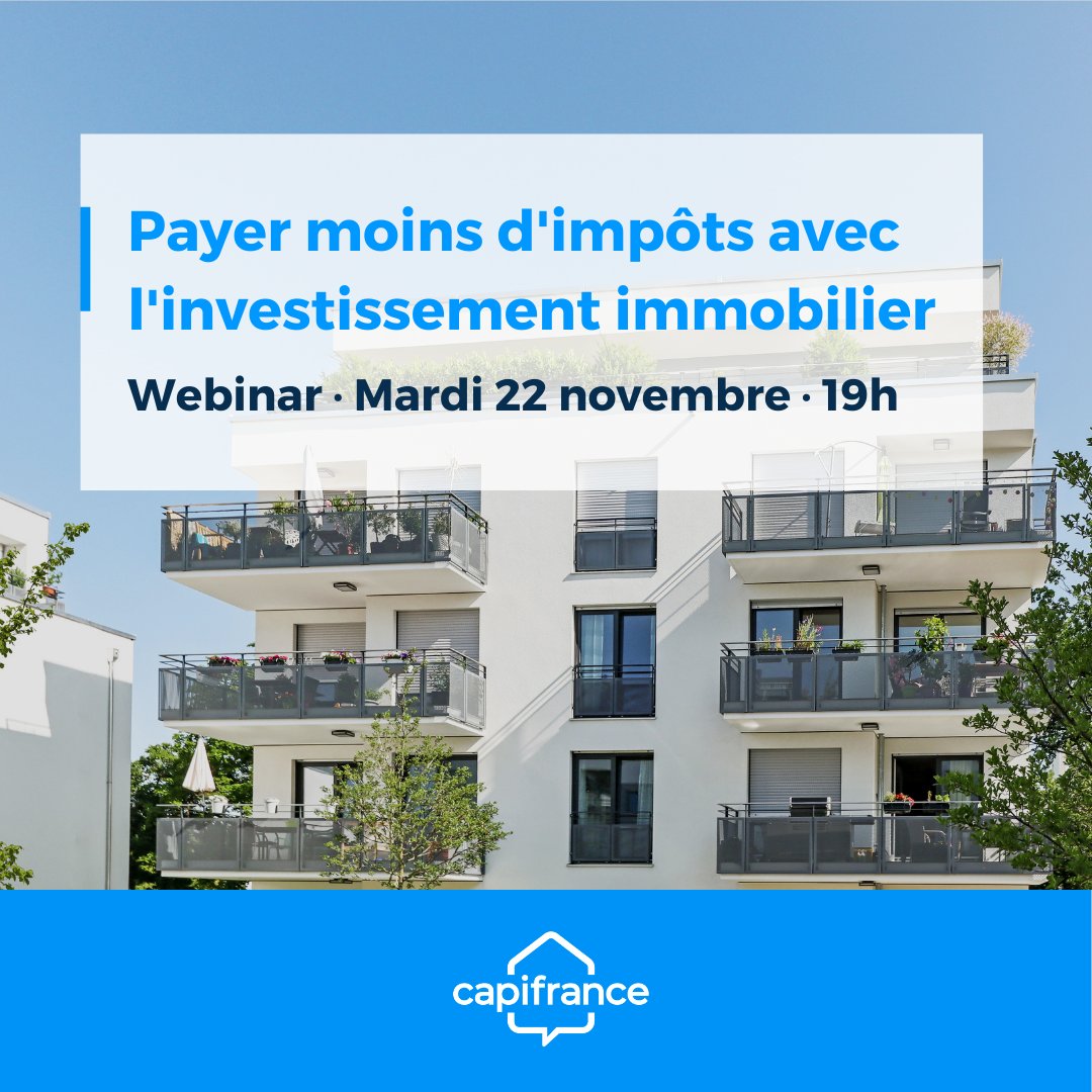 SansarlatC's tweet photo. Hello la Team ! 😉
Je vous informe d'un Webinaire Gratuit sur L'investissement Immobilier ce mardi 22/11/2022 !
Contactez-moi pour que je vous y inscrive si vous êtes intéressé(e)s ! 😃
Au plaisir.
Hervé Sansarlat Capifrance
#capifrance #investissementimmobilier #defiscalisation https://t.co/rURdUPQB9Y