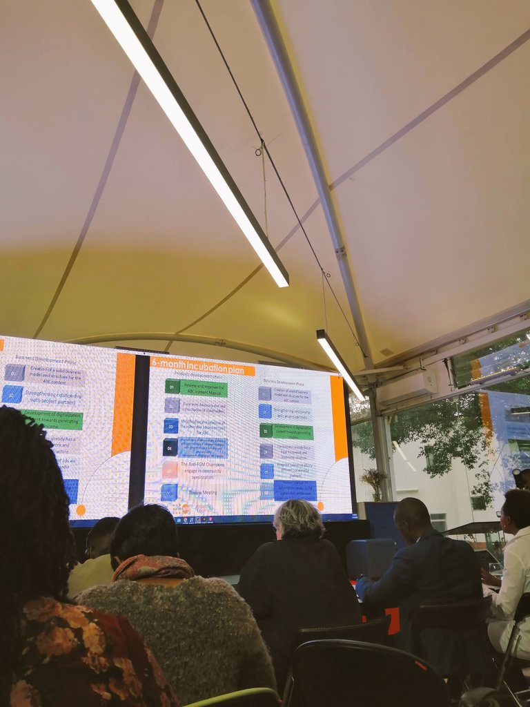 YouthPowerHub's tweet photo. What diverse, thought-provoking approaches so far presented by teams as part of the #innovation4change FGM pitches this evening 💭!! Let's all join the fight to ending this menace that's targetting our young girls in the communities💪.
@YouthActKE @UNFPA_ESARO #EndingFGM https://t.co/yjxbp3B3A3