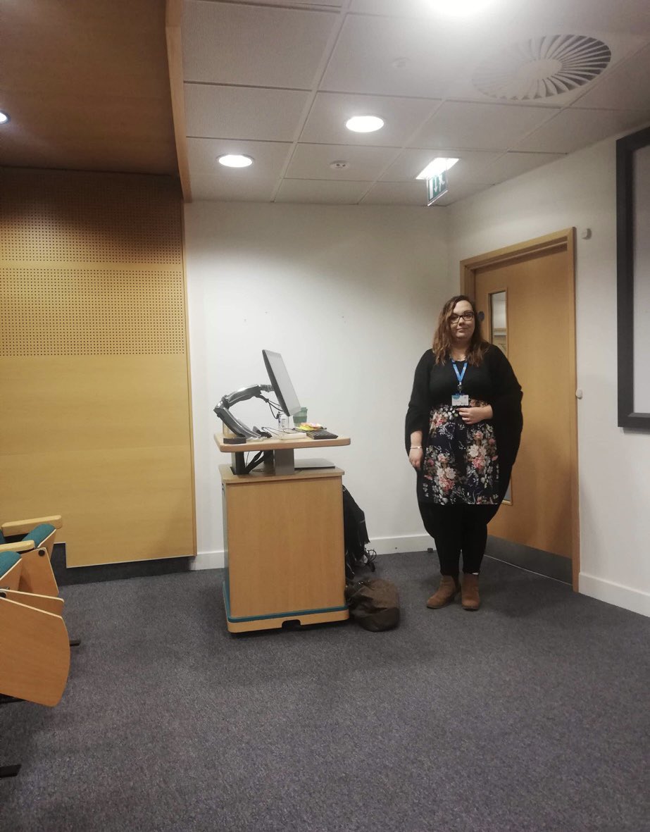 HannahLongman4's tweet photo. Had a wonderful time today lecturing at Leeds Beckett University. Great to get to know the Occupational Therapy students and talk about what we do within the EMERGE Occupational Therapy team. https://t.co/yXJzF4bMDl