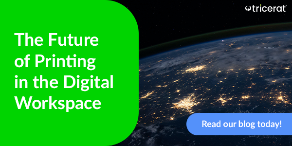 Tricerat's tweet photo. The future of printing in the digital workspace has been revealed in the @DWEAlliance's new report. Check out our blog highlighting what was found and gain access to the full report today! https://t.co/IA8D6ncPXx #remotework #hybridwork https://t.co/V6IMV4Ly9e
