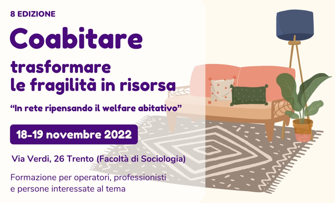 LPSpolimi's tweet photo. Our @giulianacosta68 will participate to the Training course about CO-HOUSING on 18-19 November in Trento. All info: https://t.co/kgCWBXNnkd https://t.co/yd16qZgH0j