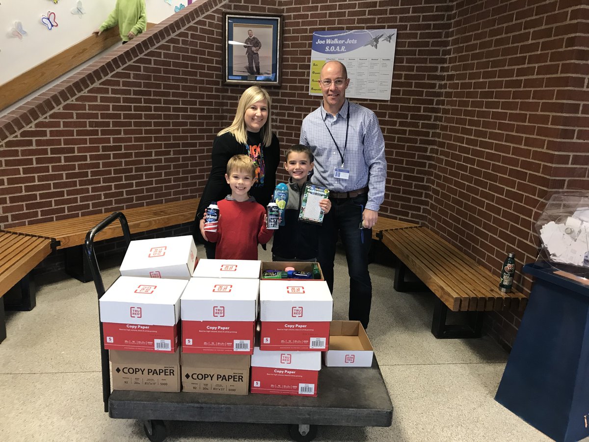 <a href="/JoeWalkerES/">Joe Walker ES</a> collected 17 boxes of assorted items for veterans to use while they stay at the Pittsburgh Veterans' Hospital. This is a small way to say, THANK YOU for your service.  #loveJW