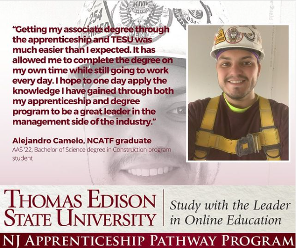 cct_network's tweet photo. Repost from @tesu_edu
It’s #NationalApprenticeshipWeek! This week, we are highlighting apprentices and college students who #EarnWhileTheyLearn as they complete their apprenticeship and associate degree. https://t.co/oiYJm0Losf