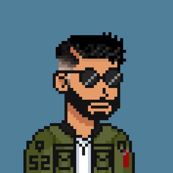 #NewProfilePic thanks <a href="/DonCoinleone52/">Don Coinleone ⚡️</a> for this authentic pixelart #nft 😎