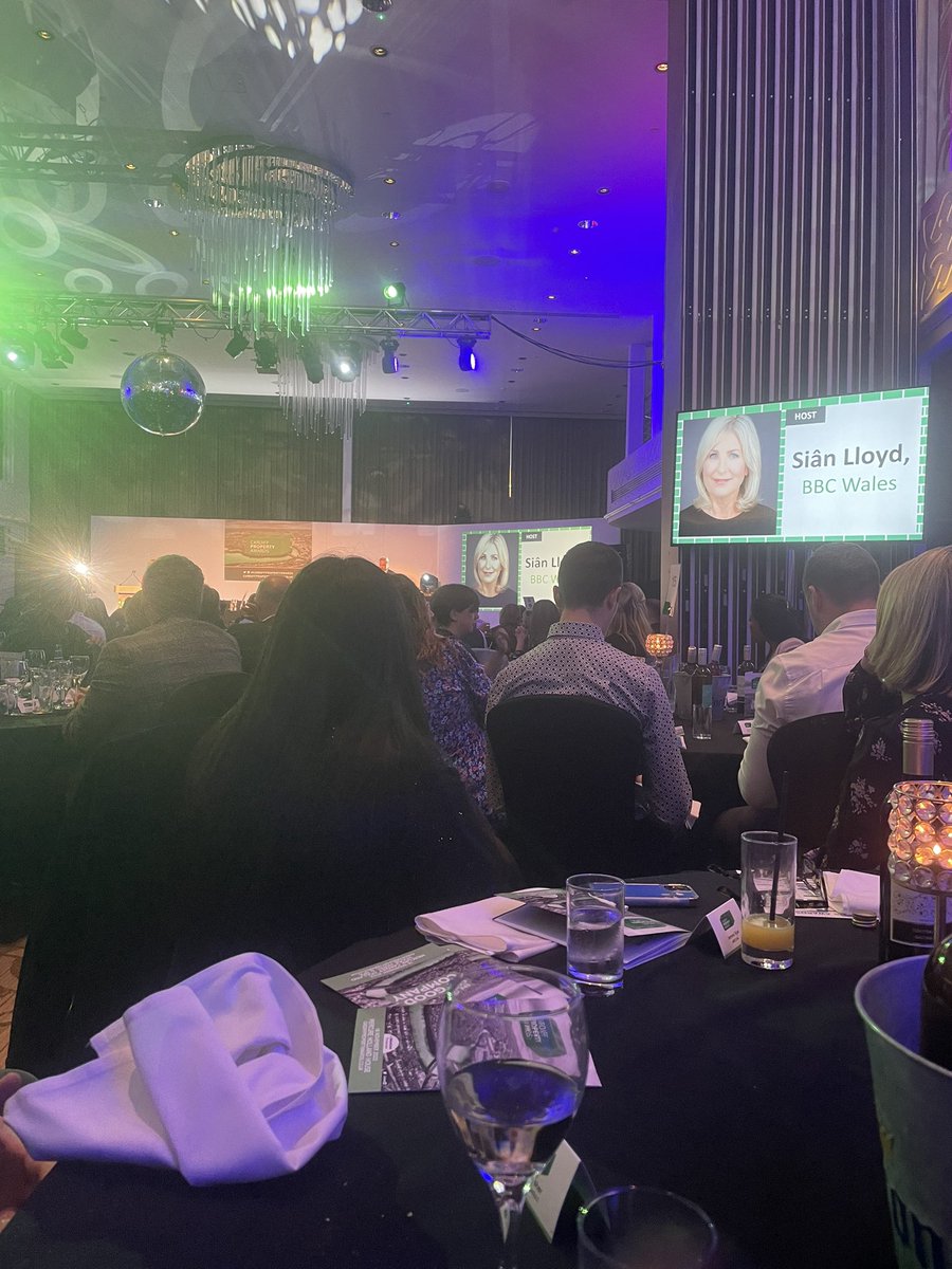 carysf's tweet photo. @CardiffPropAwds about to start! @ibigroup up for architectural practice of the year 🤞 https://t.co/wALGl2OzMc