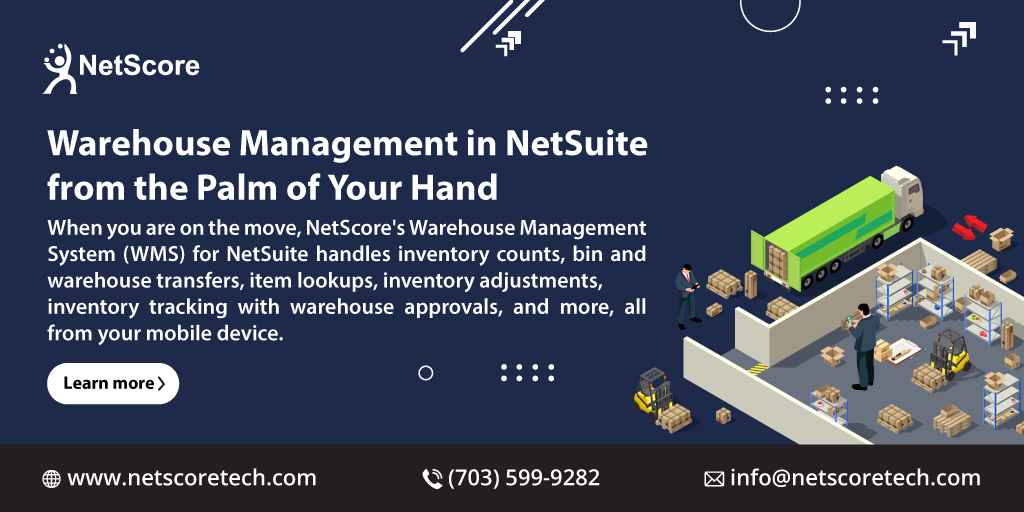 NetScoreTech's tweet image. #NetScore WMS Mobile for #NetSuite is a flexible and versatile platform that provides the ability to customize the solution to your needs.
#NetScore #NetScoreWMS #NetSuite #inventory #Warehouse #warehousemanagement
Learn more:bit.ly/3V38eau