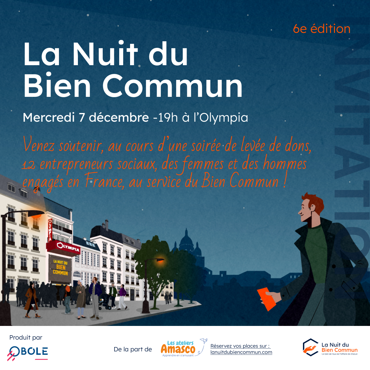 Nous savons que la réussite éducative et l'épanouissement de tous les enfants vous tiennent autant à cœur qu'à nous.

Soutenez nous à la #NDBC2022
📍Le 7 décembre à l'Olympia à Paris

➡Venez nous voir ! lanuitdubiencommun.com
#GenerationBienCommun #LNBC2022 #LaNuitDuBienCommun