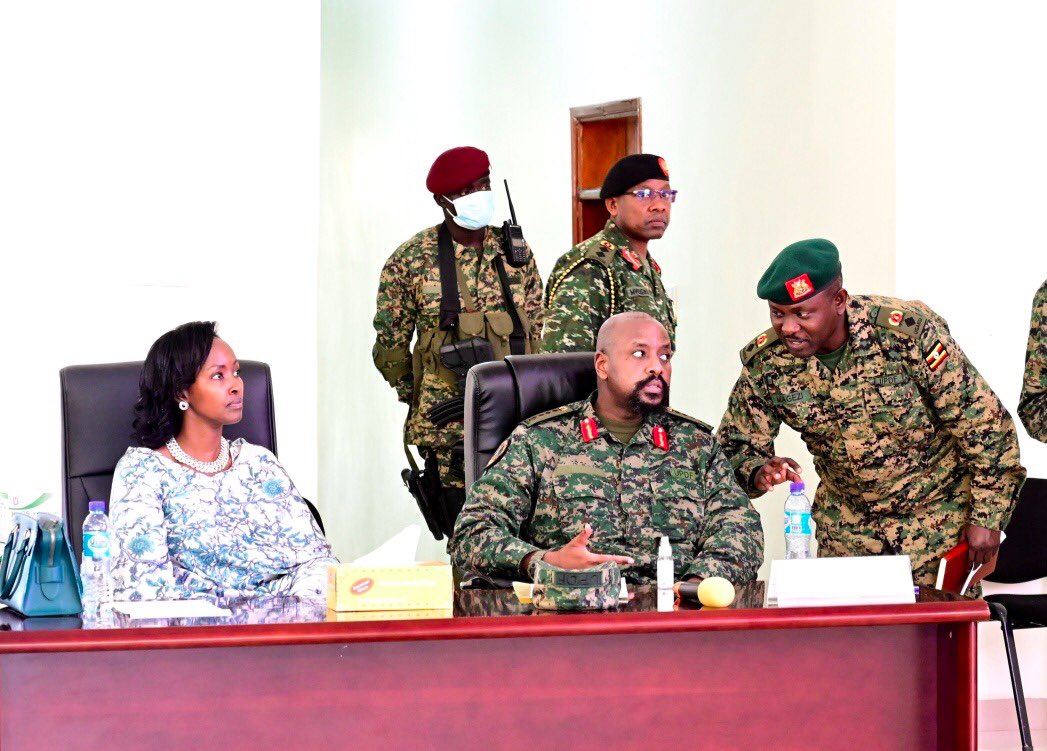 ChrisOMagezi's tweet photo. Indefatigable warrior and boss, Gen. MK: valor,selflessness,service, exemplar,fidelity to superiors &amp; followers alike are some of the practical leadership values I have been fortunate to learn under your tutelage. Thank you for the indelible support and mentorship over the years! https://t.co/UmC2kJg9gq