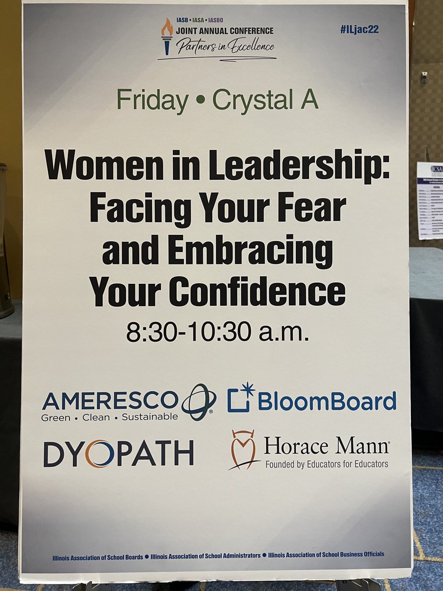 IllinoisASA's tweet photo. Excited to kick off Women in Leadership! Great panel of women superintendents. Thank you to our session sponsors. #ILjac22 #IASASuperwomen #ILSuptsRock https://t.co/2EJYsxjoFe