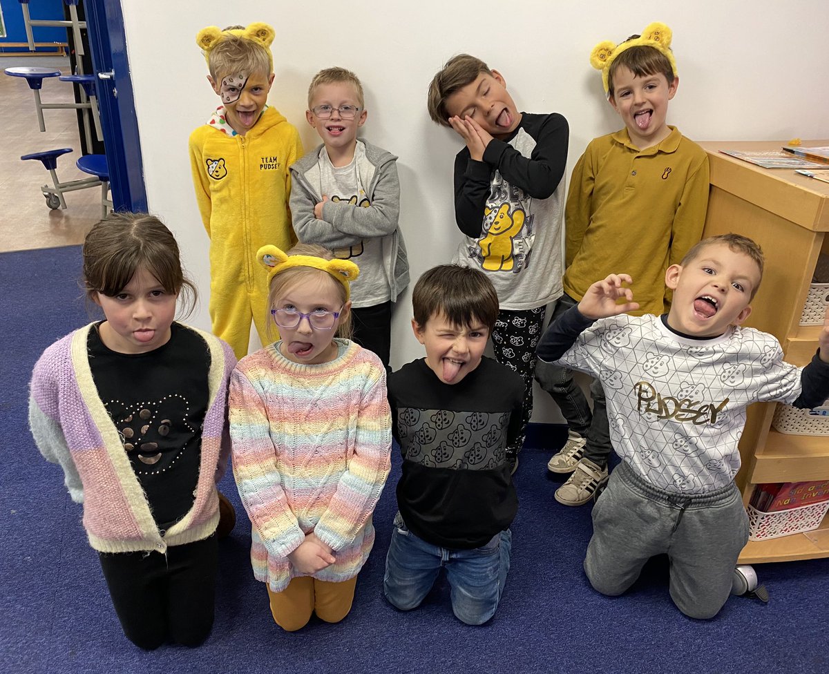 We’ve had a lovely day dressing in our favourite Pudsey outfits for #bbcchildreninneed and learning all about how we can look after our own mental help with the BBC Moodboosters Live Lesson!