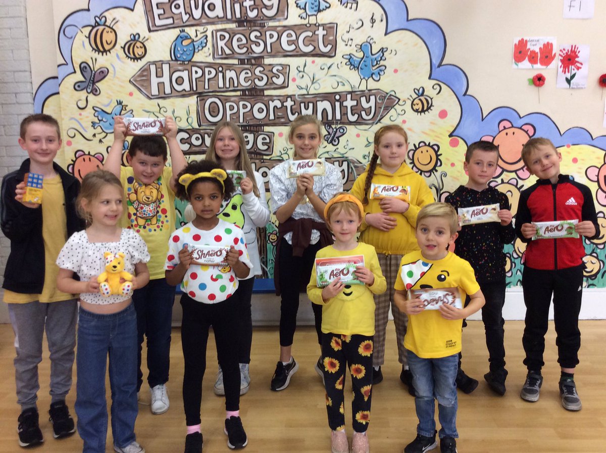 suttonparkp's tweet photo. What a SPOTACULAR day we’ve had within school.... We’ve managed to raise over £300 for Children in Need.
Well done to all the winners.....
Thank you for all your support once again..
#peter_levy
#ChildrenInNeed https://t.co/9PieGhmSlg