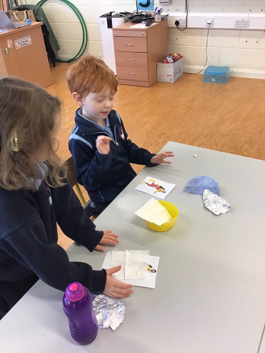 Ms_LKennedy's tweet photo. Science week 2022! The children explored sticky ice, observed what happened when warm water was added to skittles and investigated which materials were waterproof to keep Scuba Steve dry. @ns_quin https://t.co/x9i04n3Q4t
