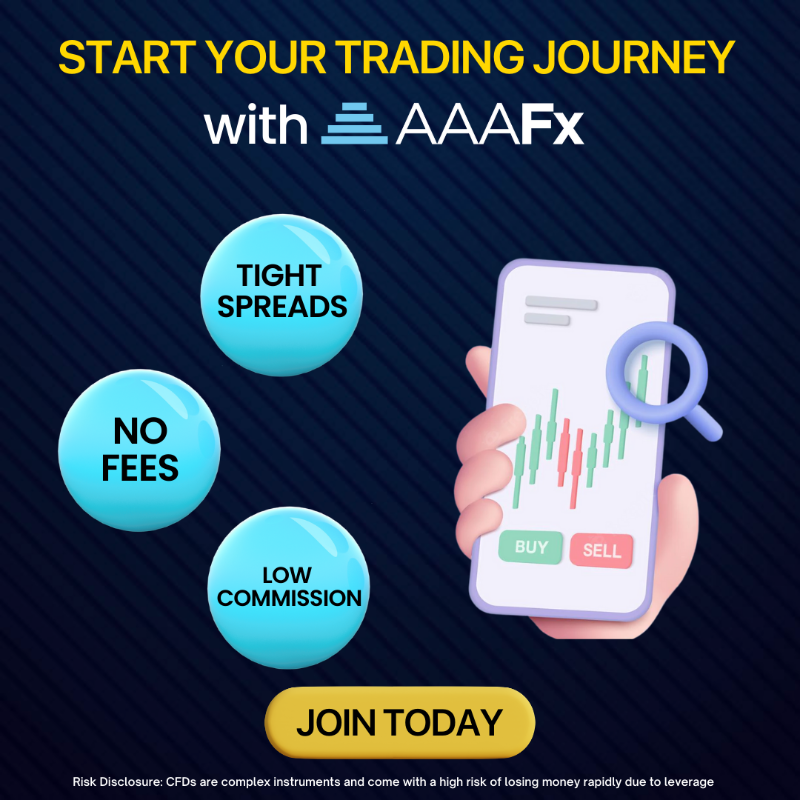 AAAFxOfficial's tweet photo. Make your trading journey smooth and easy. 
Tight spreads ➡️ ⬅️, low commission⬇️, no fees🙅‍♂️ for withdrawals, Join AAAFx.