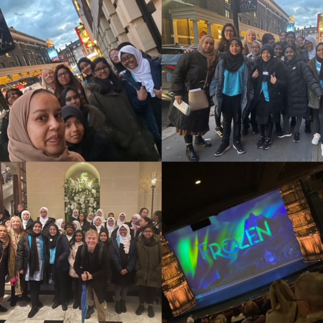BenJonsonSchool's tweet photo. A fantastic evening at Drury lane theatre to watch Frozen. Thank you to Central foundation for the amazing opportunity! - Shara https://t.co/pAYGcFDe2a