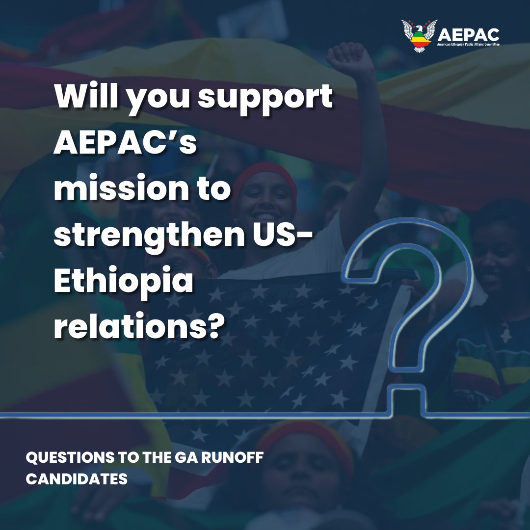 AmericaEthiopia's tweet photo. We’ve written to @SenatorWarnock &amp; @HerschelWalker ahead of the #GArunoff.

We sent them 3 questions. Depending on their responses, we will be making a decision about who we endorse. There are 000s 🇪🇹-🇺🇸 voters in GA currently debating who to support. 

Have a view? Let us know👇🏻 https://t.co/jhbCG6G1TE