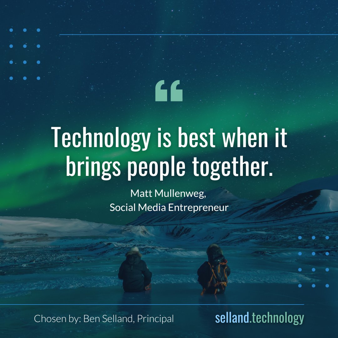SellandT's tweet photo. We asked our team what their favorite quotes inspire them. We wanted to share some of our favorites!

Share your favorite inspirational quotes in the comments!

#SellandTech #Tech #WorkInTech #WebDev #Quotes https://t.co/6w858tdSOt