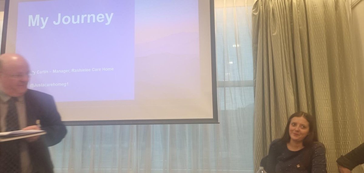A very nerve wracking presentation at #carehome22 insight session on social media. Thanks to all who came along to listen to Rachel, Brian and I. Make your voice heard!
#morethan4walls