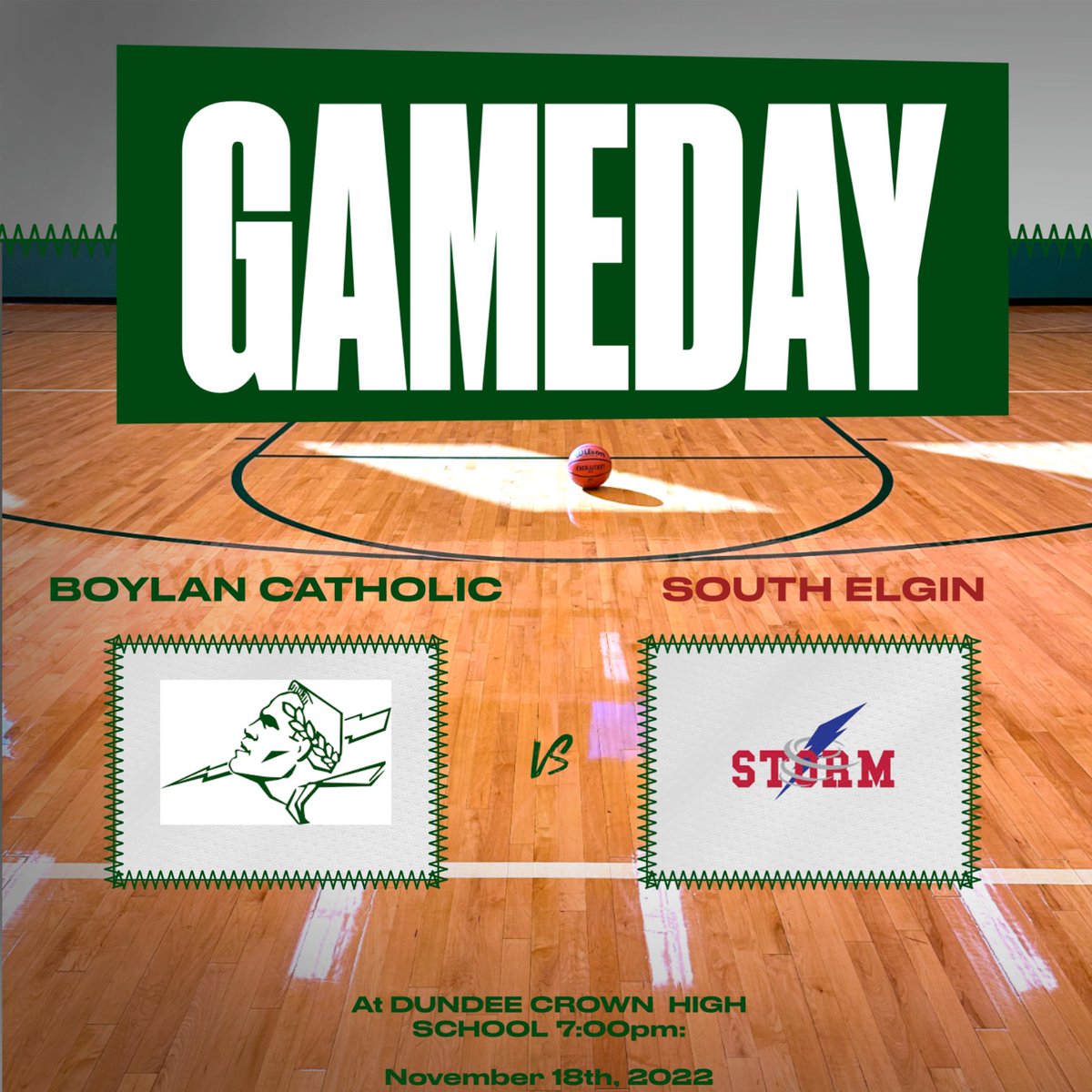 The Lady Titans take on South Elgin tonight at the Dundee-Crown Thanksgiving Tournament. All 3 levels play at 7:00pm at Dundee-Crown HS.