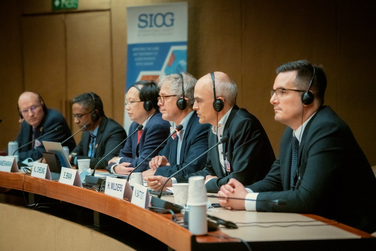 SIOG discusses #SIOGPriority7 at UN in Geneva improving relevance of clinical trials to #OlderAdults with cancer #GeriOnc #ageing #SIOG2022 #WhenCancerGrowsOld @nicolobattisti @WilliamDale_MD @ravikanesvaran @HansWildiers @EtienneB66 @kwokleungcheung @HGShaddock @NajiaMusolino