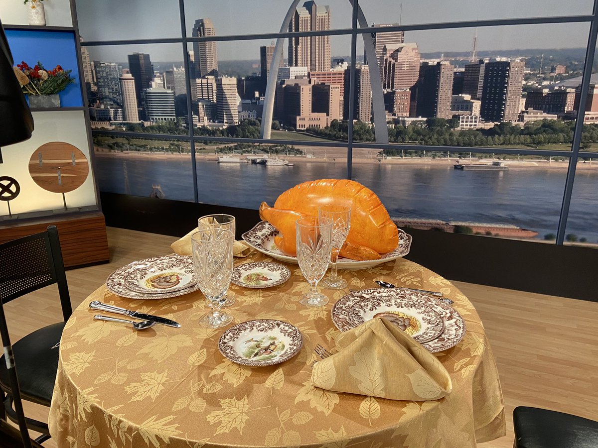 Tune into @News4GreatDay at 9 am for a brief dining etiquette tutorial in preparation for Thanksgiving! <a href="/LauraKHettiger/">Laura Hettiger</a>