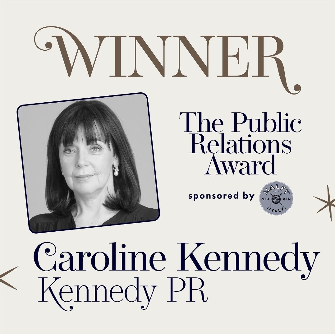 ✨The Public Relations Award sponsored by @malfygin✨
 
The winner of the Public Relations Award sponsored by @malfygin is Caroline Kennedy (<a href="/CKennedyPR/">Caroline Kennedy</a>), Kennedy PR

#eirpowerofwomen <a href="/eir/">eir</a>