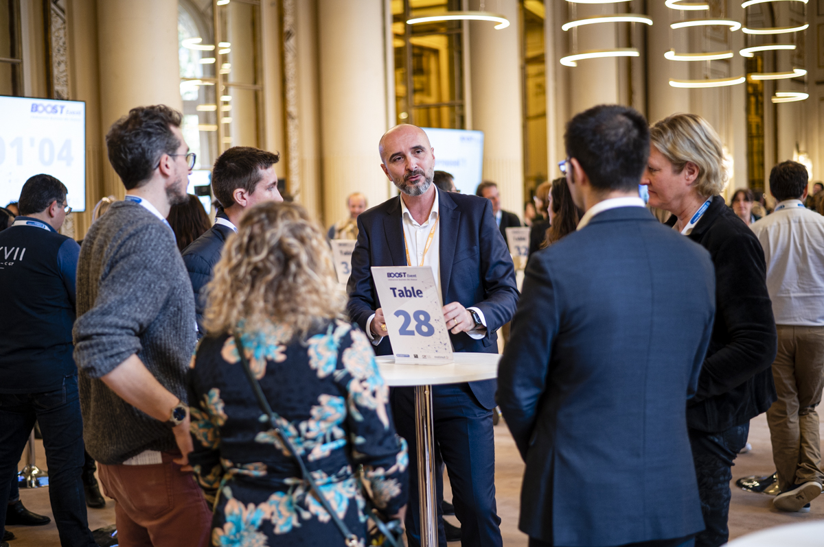 CCI_78's tweet photo. #BOOSTEvent, le rendez-vous business des réseaux animés par la @CCI_Paris_IdF s'est tenu mercredi à Paris 🗼
🔵 Au cours d'une seule matinée, 200 invités ont pu se rencontrer au cours de 8 carrousels de networking, et repartir avec des prospects qualifiés 🚀 https://t.co/lTlJ3PxDQm