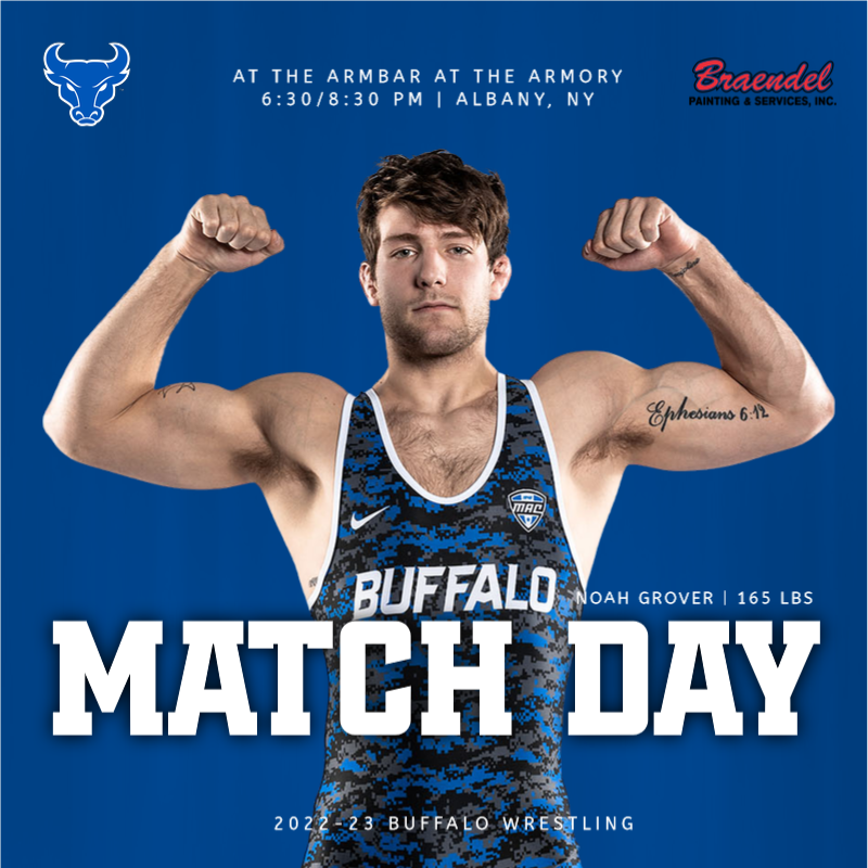 IT'S MATCH DAY!

vs. #25 Illinois - 6:30 pm
vs. #2 Iowa - 8:30 pm

💻flowrestling.org/events/8149723…

#UBhornsUP