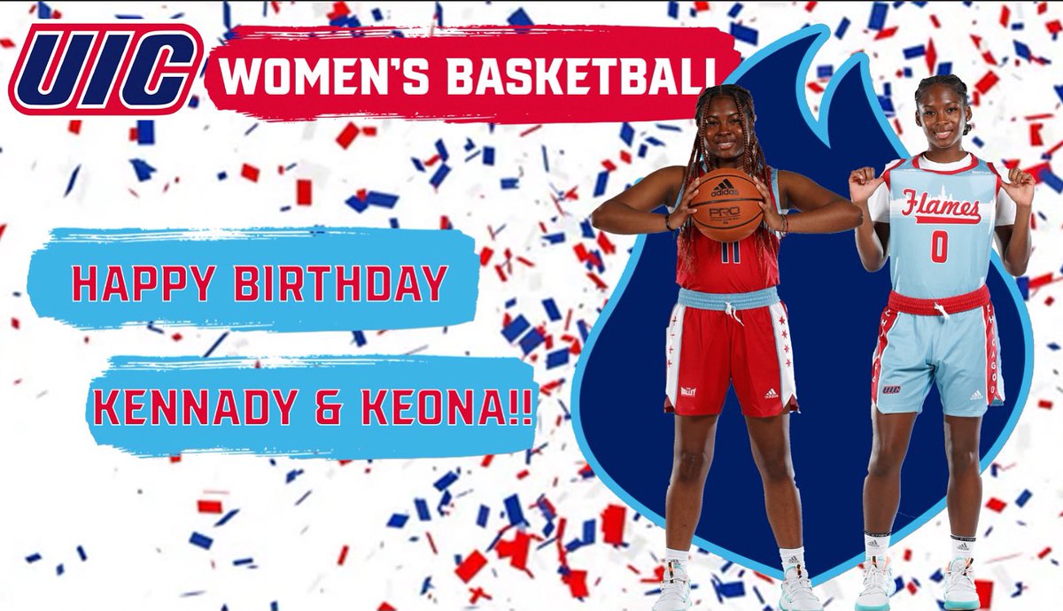 UIC_WBB's tweet photo. Double the birthday, double the fun! HAPPY BIRTHDAY to our favorite twins, @Ktwinsbball2020 🥳 We hope you both have a GREAT day 🤩🔥
#FireUp | #GoToTheEdge https://t.co/OwCvcEZH9o