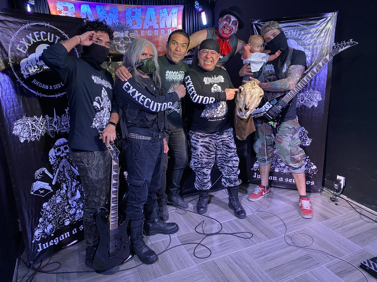 BAMBAMRECORDS's tweet photo. TRANSMISIÓN # 147

Gracias a toda la banda que sigue nuestras transmisiones en directo desde Ruido Estudio.

En esta ocasión EXXECUTOR

Síguenos en https://t.co/hnueABy7BW 
 
Suscríbete a nuestro canal: https://t.co/H20QlceIrg

#exxecutor #bambamrecords #punrock #ruidoestudio https://t.co/c03kITvkaV