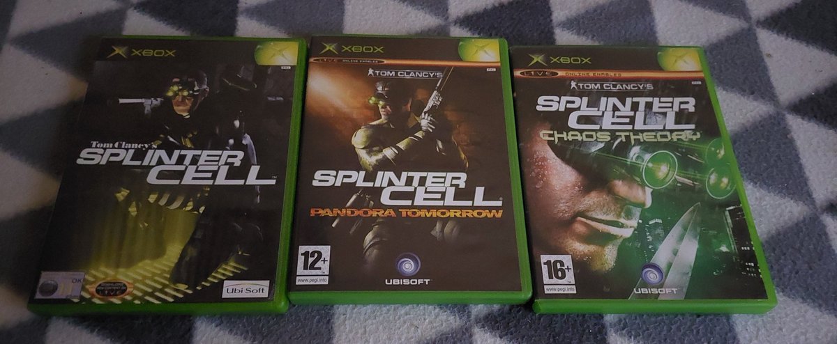 TheCzeky's tweet photo. Oh yeah, and got the OG Splinter Cell games. https://t.co/6Te8KwgDIC
