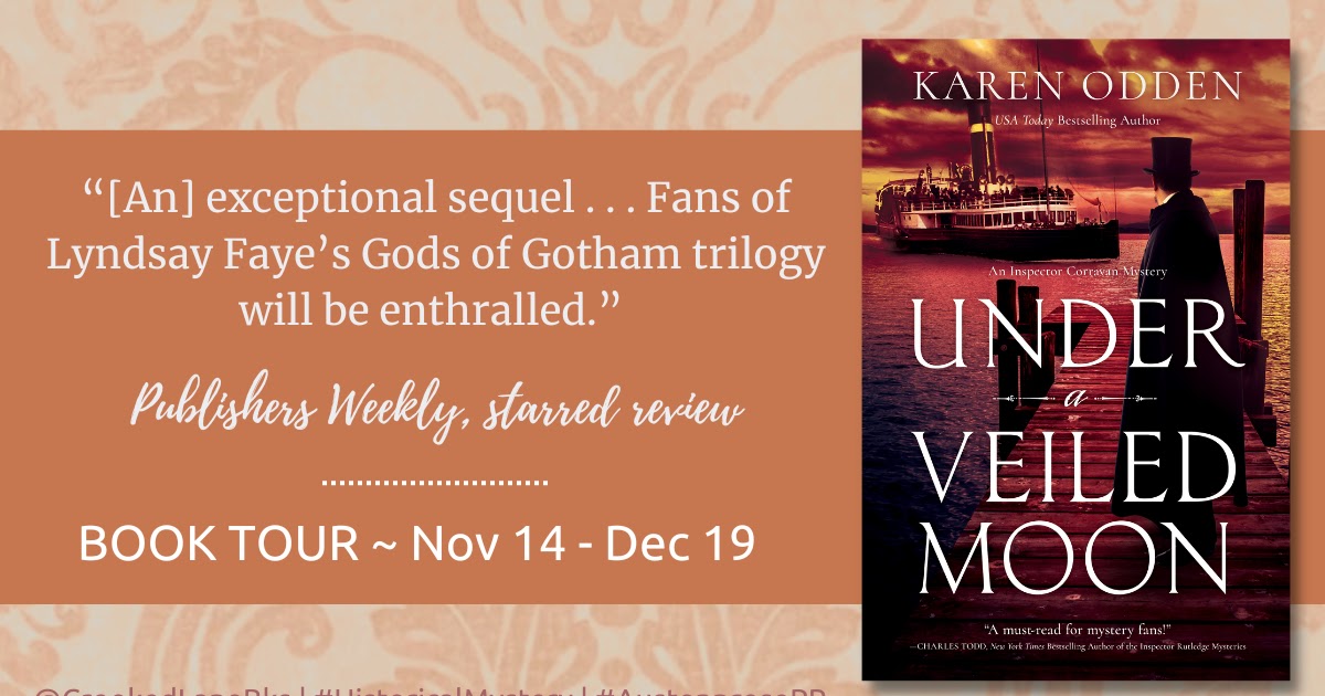 A complex mystery with an endearing inspector... Under a Veiled Moon by Karen Odden (Review) @Karen_Odden @CrookedLaneBks @Austenprose #UnderaVeiledMoon #InspectorCorravanMystery #KarenOdden #HistoricalMystery #VictorianMystery #DetectiveMystery… dlvr.it/Sd02jw