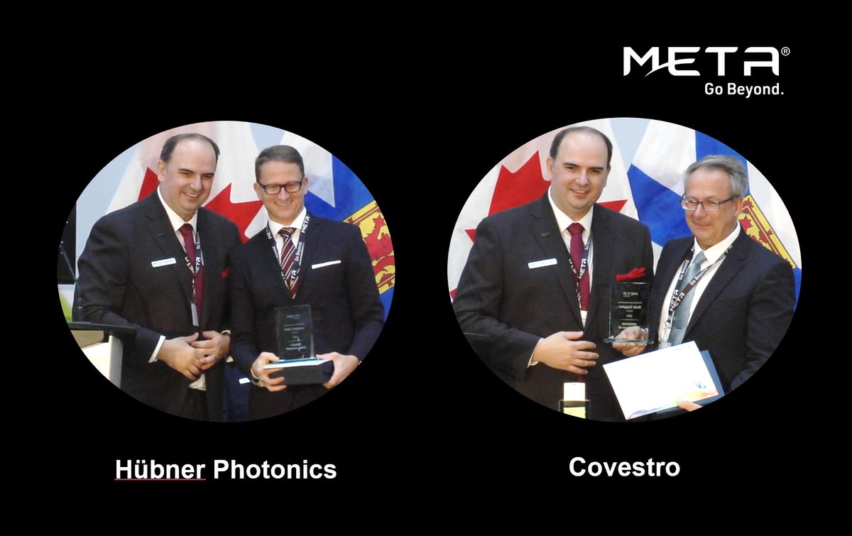 Metamaterialtec's tweet image. Congratulations to @covestro and @HubnerPhotonics for winning META’s Gold Supplier awards yesterday! #pushingboundries #innovation #GoBeyond🦋