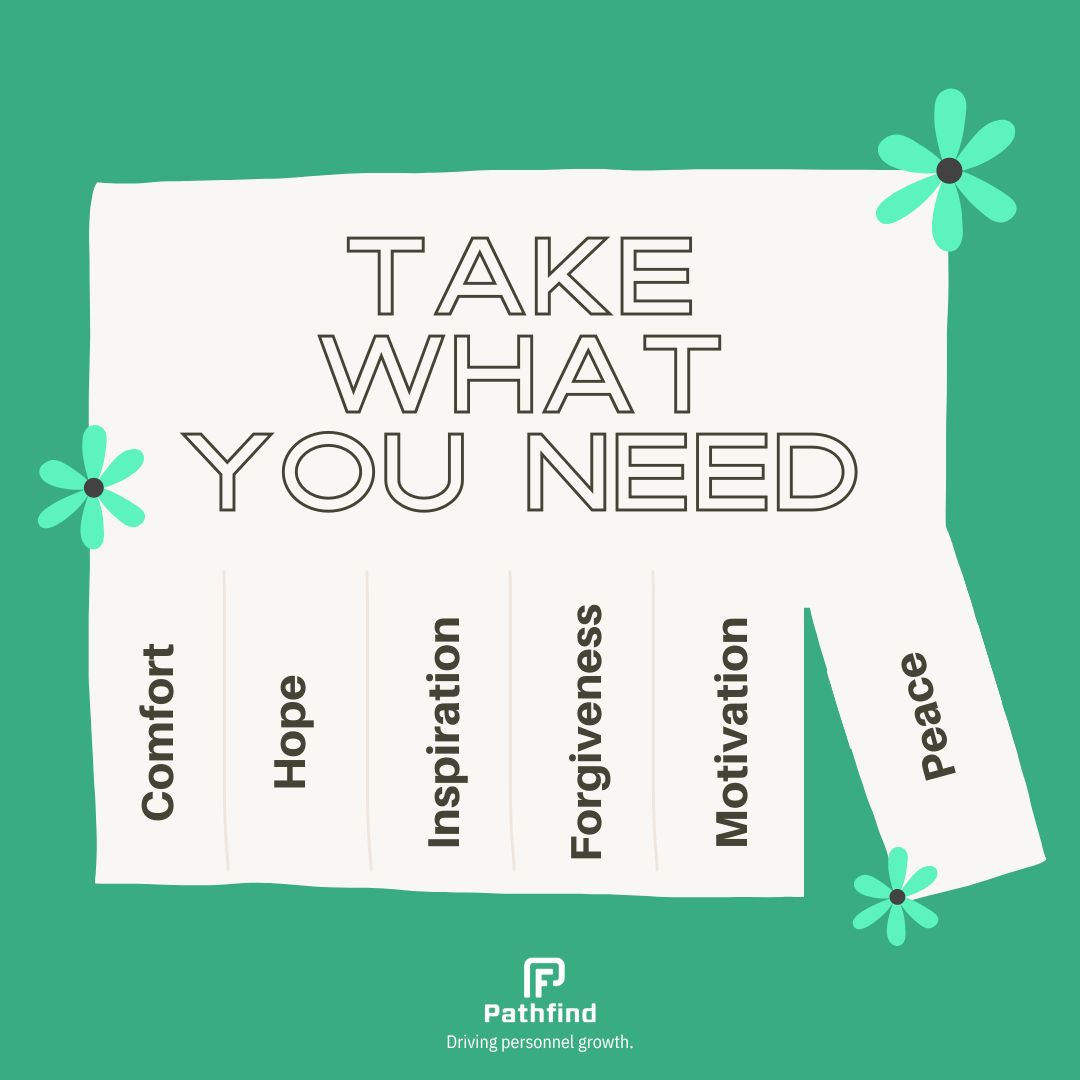 PathfindNow's tweet image. Take what you need to fill your cup today!

Trust us, it's so worth it to prioritize your mental well-being.
