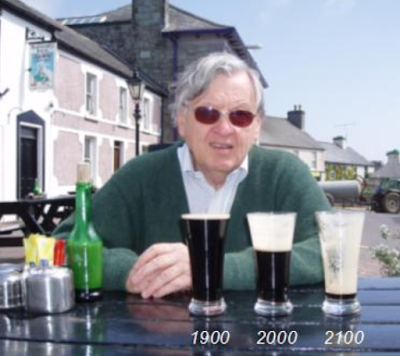 Colin Campbell, the father of the "peak oil" concept, died on Nov 13th, 2020. He loved to illustrate the concept of peak oil using beer. You cannot create beer out of thin air. And, after you have drunk it, there is no more of it! 
senecaeffect.com/2022/11/colin-…
#peakoil