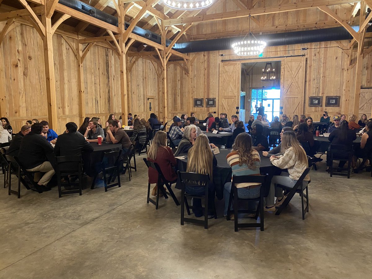 BenWhitehouse98's tweet photo. Final NEXTworking event of the year.  Ag students were able to hear from local industry leaders and tour CF’s vintage farm.  Thanks to the CEP and CF for this opportunity. @CFedu https://t.co/CcMwv5pD5p