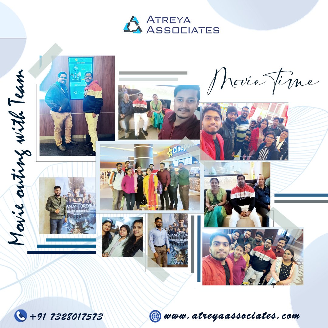 atreyaone's tweet photo. Movie outing time for employees of Atreya Associates. We watched the adventure movie Uunchai. It was a great way to facilitate team bonding and reduce workplace stress.
#AtreyaAssociates #UunchaiFilm #OutingTime https://t.co/5Gfxrbcl2T