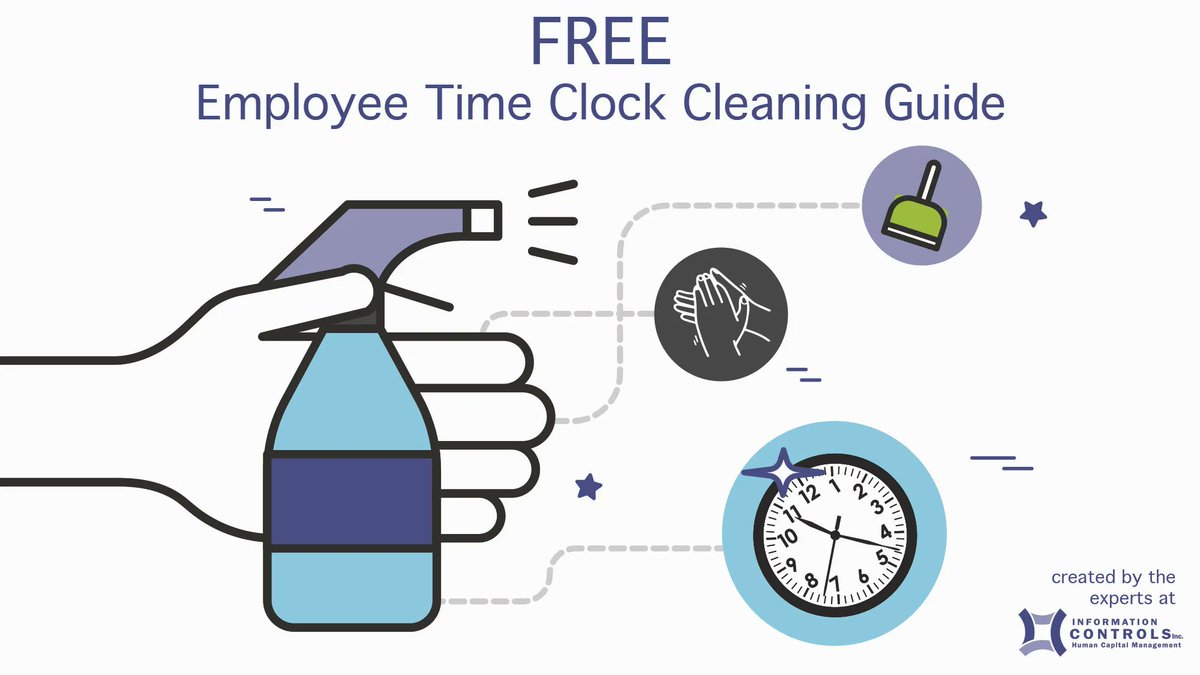 InfoControlsInc's tweet image. Protect your time clock by cleaning it properly and regularly. This expert-created guide can help you today and into the future. Get your copy at buff.ly/3Qe08tl  #TimeClock #Clock #Tips #TimeAndAttendance #Guide
