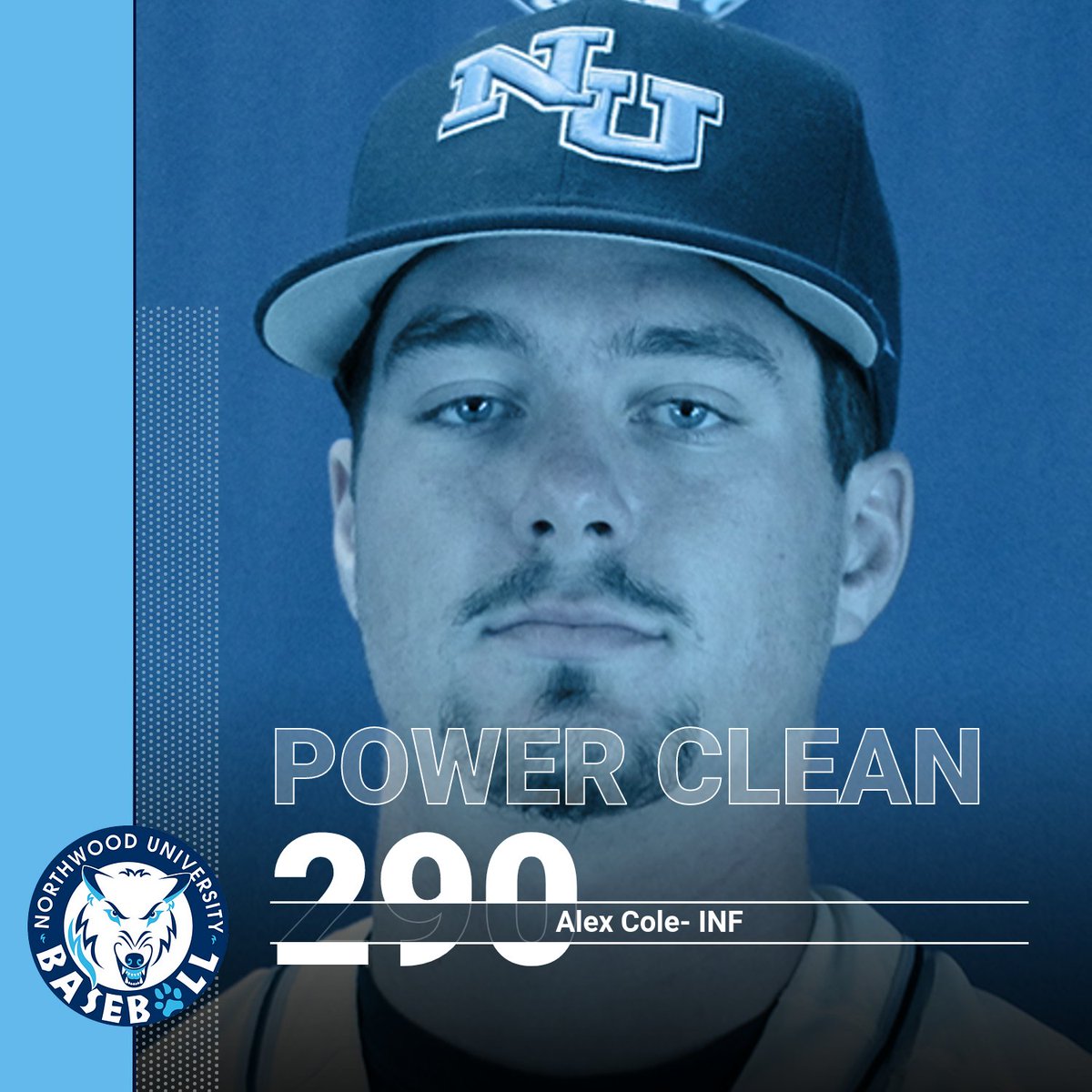 NorthwoodSnC's tweet photo. 🚨NEW RECORD🚨

@Alex_Colvechkin broke the @Northwood_BSB  Power Clean Record today with a lift of 290#. Good job Meat!  #GetStrong💪🐺💣 https://t.co/xqn80Dpzf4