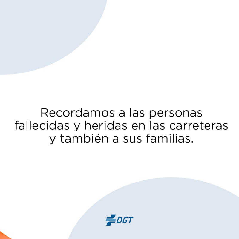 DGTes's tweet photo. En un día como hoy, recordamos a las víctimas de siniestros de tráfico y ponemos el foco en la importancia de la atención y la prevención en la carretera.

#DGTContigo #WDoR2002 #DíaMundialVíctimasViolenciaVial