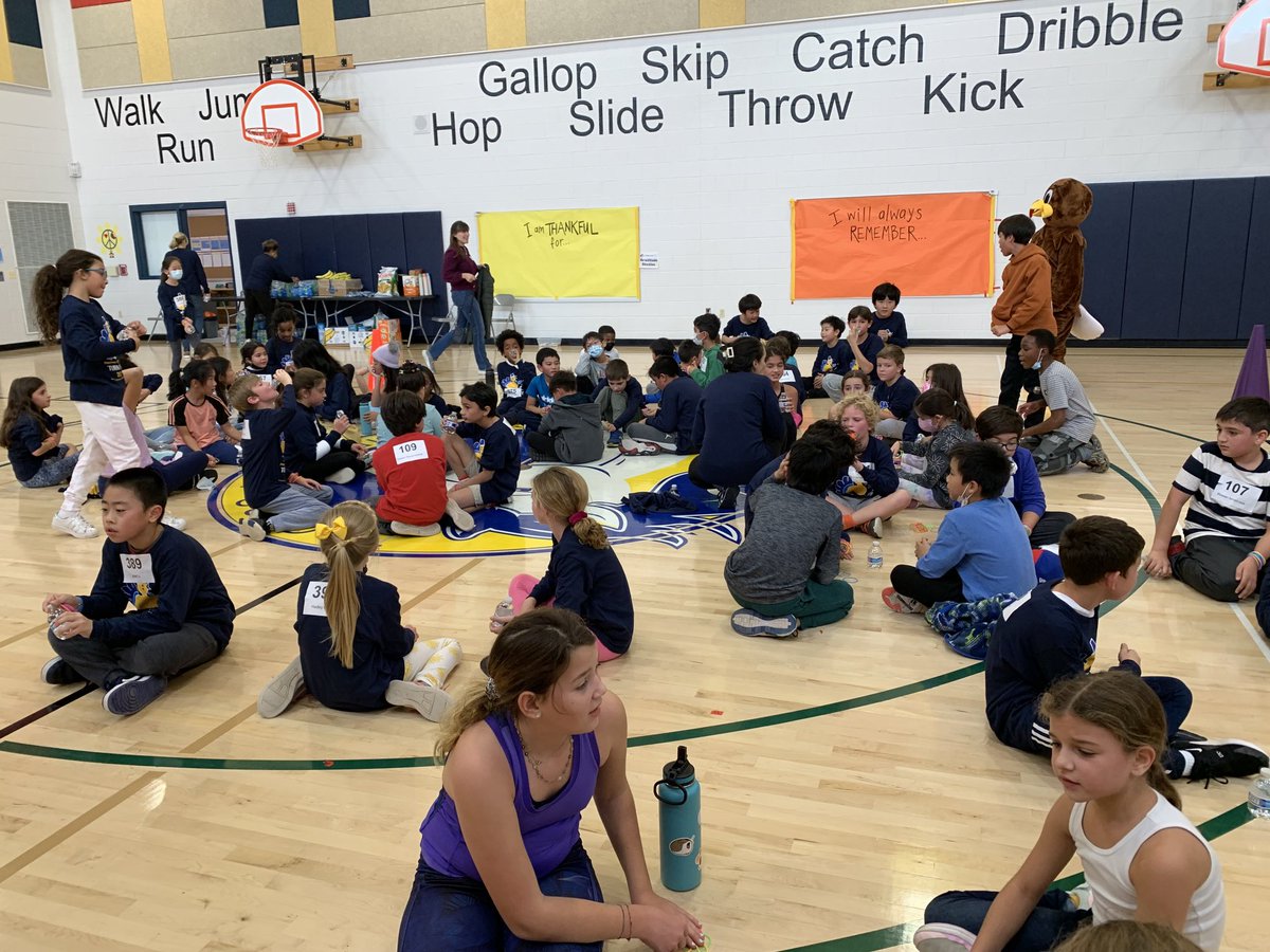 Grade 4 turkey trot done!!
