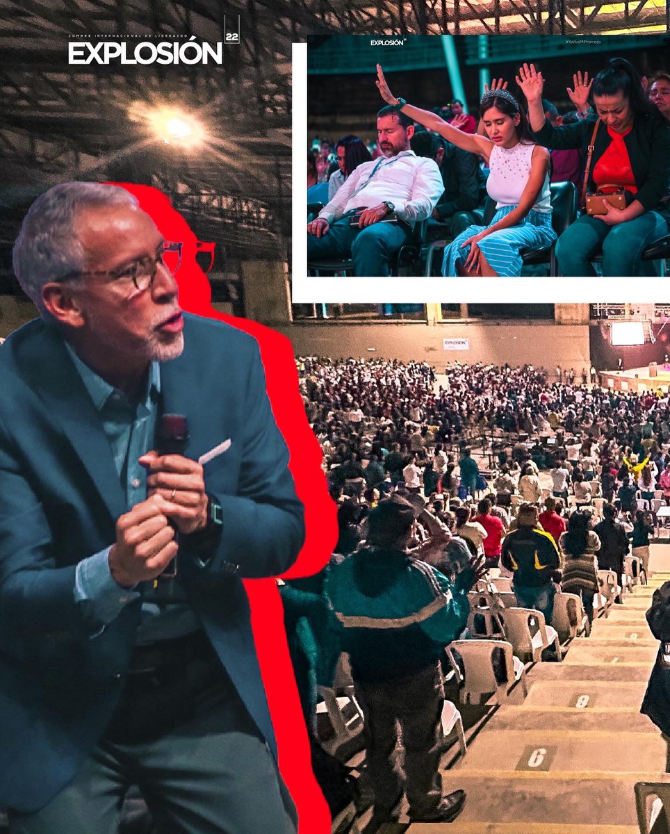 misionpaz_'s tweet photo. ¡Fue una gran noche de adoración al Espíritu Santo con el Pastor @MarcoBarrientos ! En #Explosion2022 nos unimos para glorificar a nuestro Dios. 🌈✨
Te esperamos hoy a las 4:00pm ❤️🔥
📍Cids Km 1 vía antigua Cali- Yumbo
#MisionPaz #Explosion22 @JohnMiltonR_ https://t.co/ErK3QxPZ6U