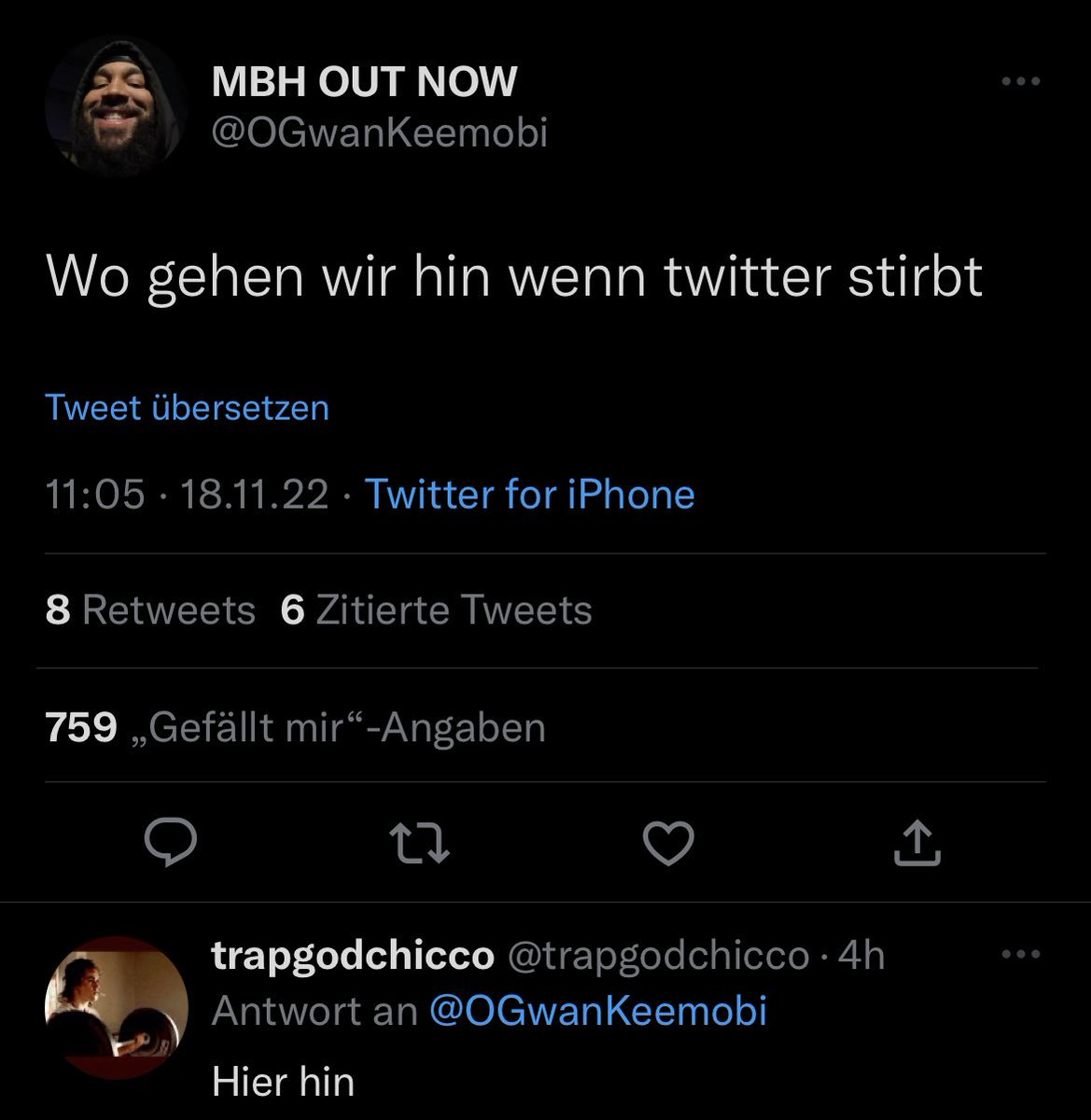 deeznut61272177's tweet photo. MEINE JUNGS HABEN ES GESCHAFFT @trapgodchicco @Pfor3Swaggy @ParaRo8 !!! 77likes, 71 likes und 4 https://t.co/4jeea7fh73