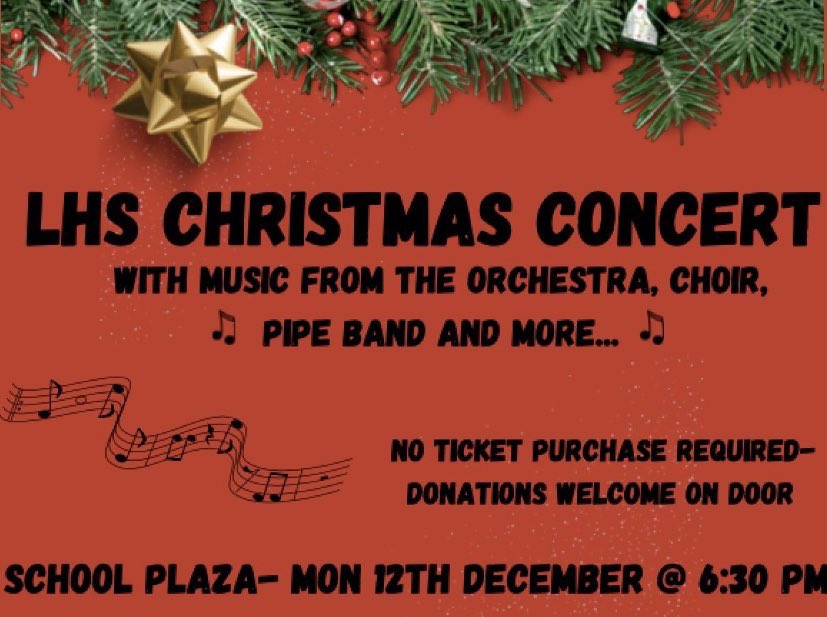 Miss McMillan (@missmcmmusic) on Twitter photo <a href="/LarbertHigh/">Larbert High School</a> CHRISTMAS CONCERT 🎤🥁🎹🎸🎄🎅
@ The Plaza on Monday 12th December @ 6:30pm
THIS EVENT IS NOT TICKETED BUT DONATIONS ARE WELCOME
Please share far and wide 🥰
<a href="/LHSChoir_/">LHSChoir</a> <a href="/LHSOrchestra1/">LHS Orchestra</a> <a href="/LhsPiping/">LHS Academy of Piping & Drumming</a> ❤️🎼 <a href="/LarbertHigh/">Larbert High School</a> CHRISTMAS CONCERT 🎤🥁🎹🎸🎄🎅
@ The Plaza on Monday 12th December @ 6:30pm
THIS EVENT IS NOT TICKETED BUT DONATIONS ARE WELCOME
Please share far and wide 🥰
<a href="/LHSChoir_/">LHSChoir</a> <a href="/LHSOrchestra1/">LHS Orchestra</a> <a href="/LhsPiping/">LHS Academy of Piping & Drumming</a> ❤️🎼
