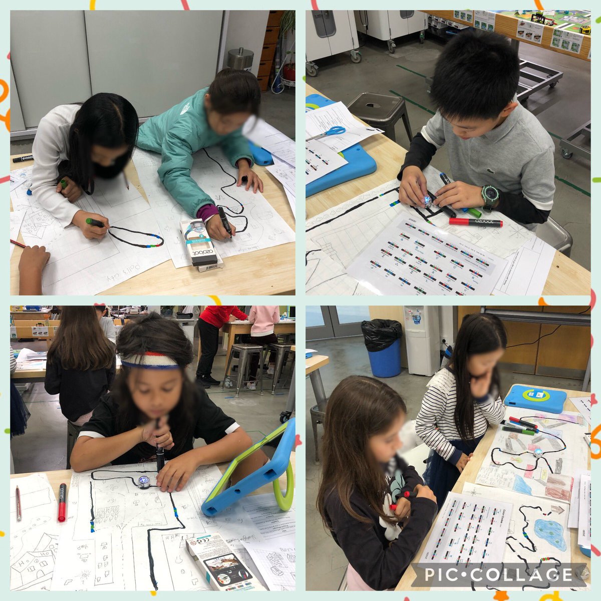 teachmrkurtis's tweet photo. We had an amazing time in our #TinkerLab @SASchina today. Students are using @Ozobot to provide a virtual tour of their #sustainable and #viable communities. #coding #tech #sustainability https://t.co/nOEir8zeMh