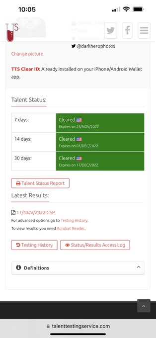 Got my results back next morning super stoked to use TTS. Gold standard https://t.co/6gHTqdVeuX
