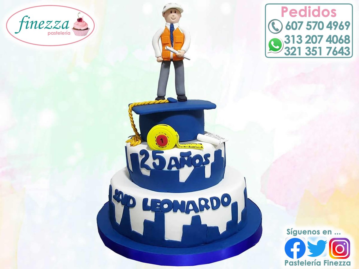 pastelfinezza's tweet photo. Temática de Ponqués para Grado.
1 de 2
Ponqué y Mesa Dulce para tu Celebración!
#PasteleriaFinezza #CelebraConFinezza #Ponque #Torta #Cake #Grado #Graduados #Graduacion #MesaDulce #Cupcakes #Galletas #CakePops #Brownies #DulcesShots #MiniPostres #Cakesicles https://t.co/TvsUFiR7UD