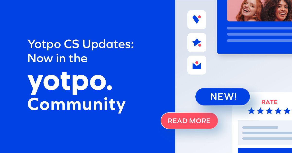Time to round em up! 📣 <a href="/Yotpo/">Yotpo</a> is excited to launch the CSM Roundups. Each monthly Roundup will include feature releases, beta opportunities, upcoming Yotpo events, and customer spotlights like <a href="/apotheke_co/">Apotheke</a>, who is using the newest Yotpo Widget in beta: bit.ly/3GJPCIX