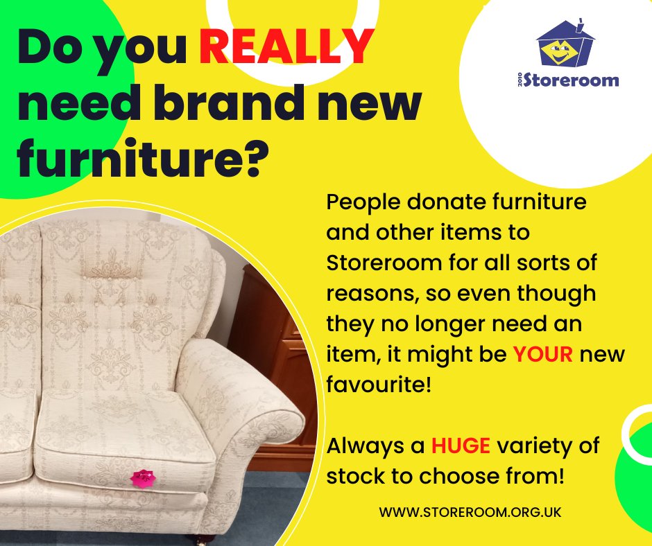 TenerifeTommy's tweet photo. RT @Storeroom2010: Today is #buynothingnewday! Although there's lots of sales going on right now, you can ALWAYS find GREAT VALUE here at Storeroom😊Plus, you'd be helping the planet by buying second hand! Sounds like a win-win to us!

#ReuseRules #su… https://t.co/ujlB6j7kKZ